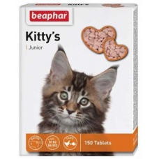 Kitty's Junior с биотином для котят (Беафар), уп. 150 и 1000 таб.