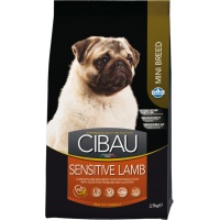 Farmina Cibau Сухой корм для взрослых собак Mini Sensitive, ягненок