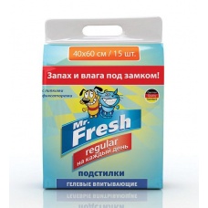 Mr. Fresh Regular Пеленки для ежедн. прим-ния 40х60 (Экопром), уп. 15 и 30 шт