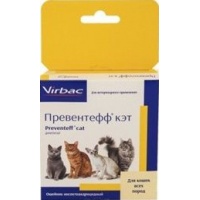 Превентефф Кэт (Вирбак) инсектоакарицидный ошейник для кошек, шт.