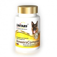 Юнитабс BrewersComplex с пивными дрожжами для крупных собак, уп. 100 таб.