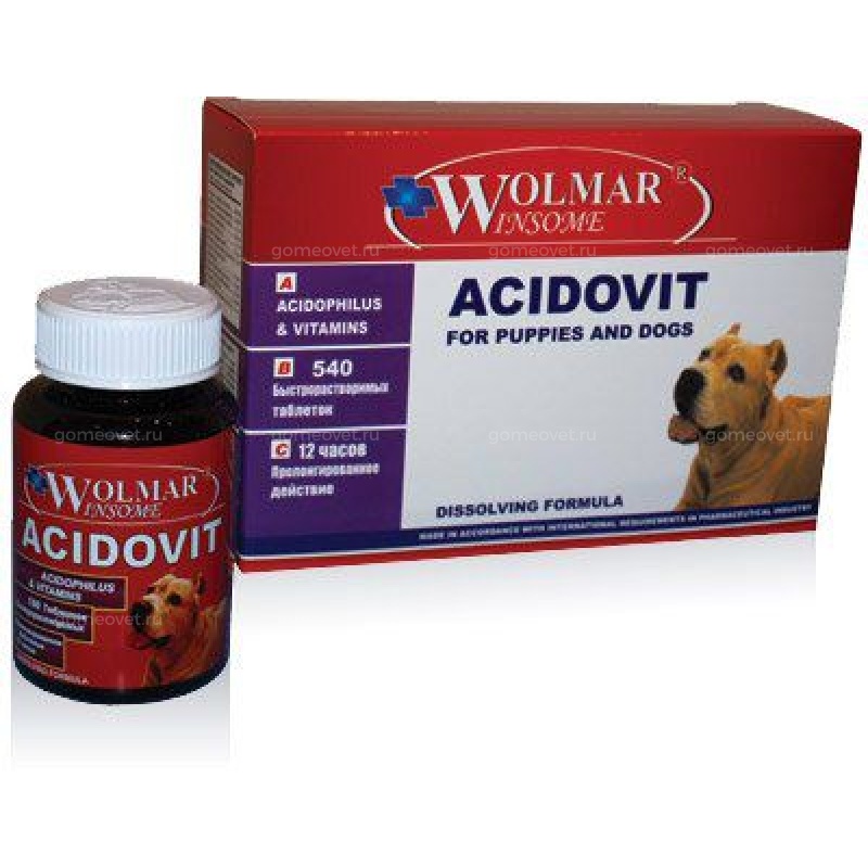 WOLMAR WINSOME ACIDOVIT (Биофарм), уп. 180 и 540 таб. купить в ...