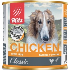 Blitz Classic кон.для собак Курица с рисом