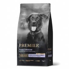 Premier Dog Salmon&Turkey ADULT Medium сухой корм для собак мелких пород, индейка и лосось