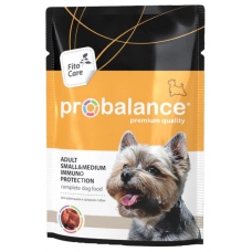 Probalance корм консервы Immuno  для собак мал.и ср.пор. пауч 100г