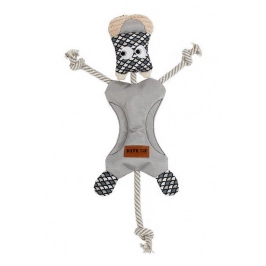 EBI Игрушка для собак мягкая "Funky Leo", серая, 29х40см